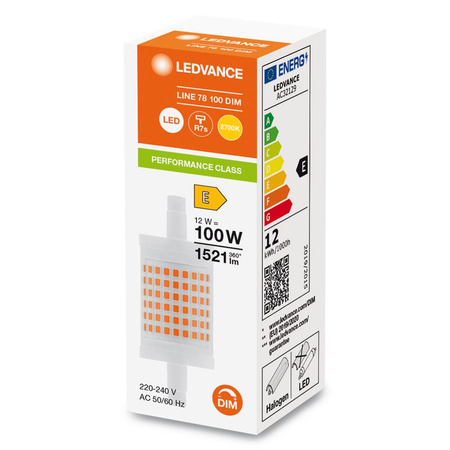 LED-Glühbirne R7s 12W = 100W 1521lm 2700K Warm 300° Dimmbar Ledvance