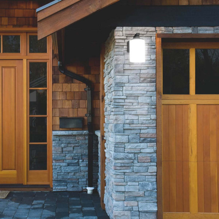 Außenwandleuchte Fassade Wandleuchte Schwarz IP43 ENDURA CLASSIC Laterne Zylinder E27 LEDVANCE