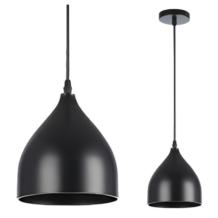 Masterled E27 Schwarz Como Hängelampe