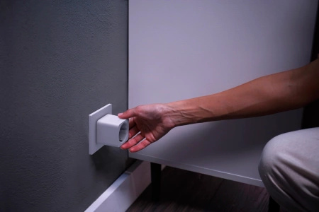 Smart socket Schuko TYP F Wattmeter Programmer TIMER Weiß Smart Plug Philips HUE