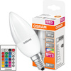 LED-Lampe E14 B35 5,5W = 40W 470lm RGBW OSRAM Star PILOT Dimmbar