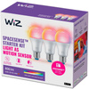 3x LED-Lampe E27 A60 8,5W = 60W 2200-6500K + RGB SMART WiFi WiZ