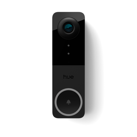 Smart Video Türklingel mit 2K QHD 1440p CMOS Kamera Schwarz SMART Zigbee WiFi Türklingel Sicher Philips HUE