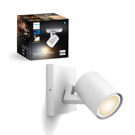 Spot Runner LED Wandleuchte Weiß 4.2W CCT PHILIPS HUE Bluetooth Zigbee