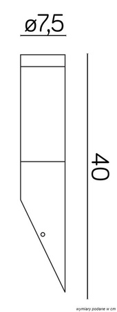 Außengartenleuchte Wandleuchte LED Inox ST 021 E27 Su-Ma