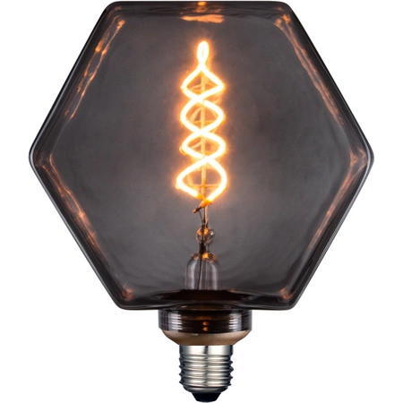 Dekorative LED Lampe E27 FILAMENT LB160 4W 50lm 1800K Warm 320° DecoVintage Smoke GOLDLUX (Polux)