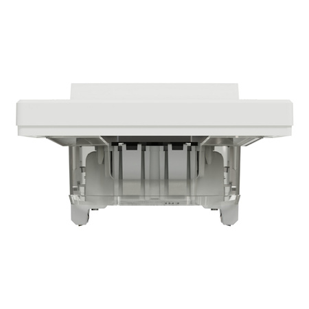 Einzelner einpoliger Lichtschalter mit Rahmen IP44-Anschluss SCHNEIDER ASFORA