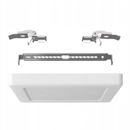 Plafond LED-Deckenleuchte 24W 2500lm CCT 140° Quadratisch Anbaumontage Weiß Videx