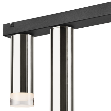 DIEGO Deckenleuchte 2xE27 Schwarz Chrom LM-2.124/A Lamkur