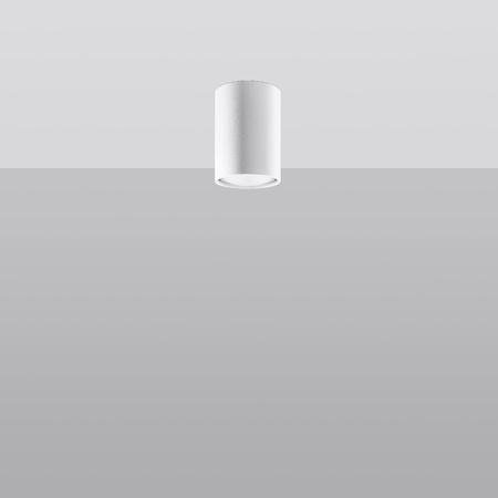 Aufbaustrahler LAGOS GU10 Halogen Spot Tuba 10cm Weiß SOLLUX