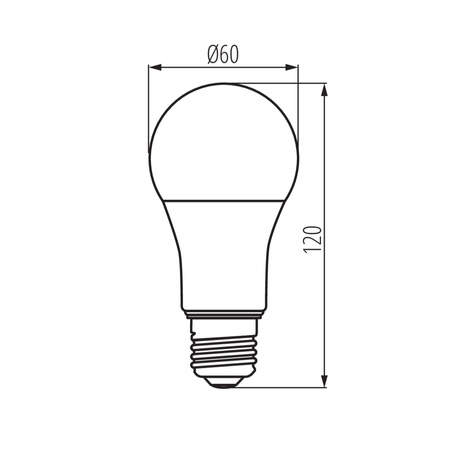 LED Lampen IQ-LEDDIM E27 A60 13.6W 1521lm 4000K Neutral KANLUX