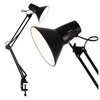 Schreibtischlampe E27 Schwarz Arbeiter Sanico Goldlux