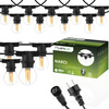Garten Girlande Outdoor-Lichterkette 20m 20x E27 Glühbirnen 7W 4000K NARCI Lumiled