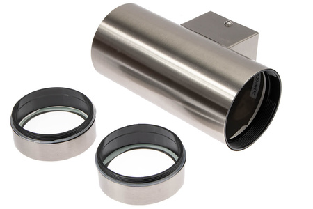 Gartenfassadenleuchte oben und unten LED QUAZAR 10 GU10 IP44 KOBI ALUMINIUM CHROM