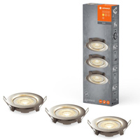 Set mit 3 Einbauleuchten 4,9W 380lm 230 V 2700K warm dimmbar LED-SPOT LEDVANCE