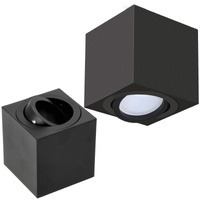 Aufbauleuchte OH37 SQUARE GU10 KOBI SCHWARZ