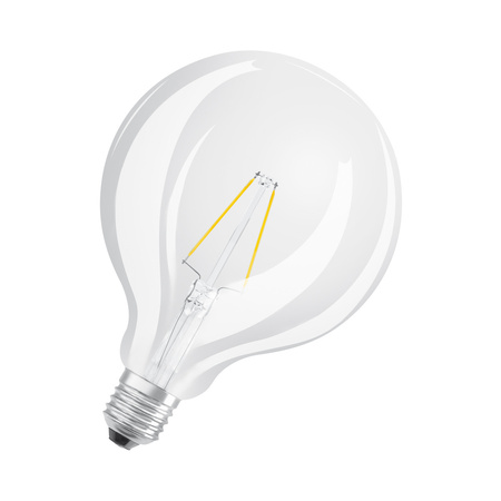 LED-Lampe G125 Sphere E27 2.5W = 25W 250lm 2700K Warm 300° Retrofit Glühfaden CLASSIC Osram