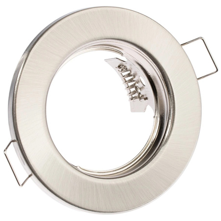 Einbaustrahler GU10, MR16 Einbauspot HALOGEN Runde Fest Satin Blech ARDALI LUMILED