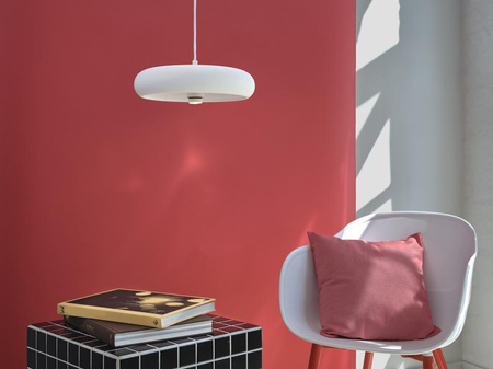 Dekorative Decke Pendelleuchte E27 Überhang Weiß Dekor Ledvance