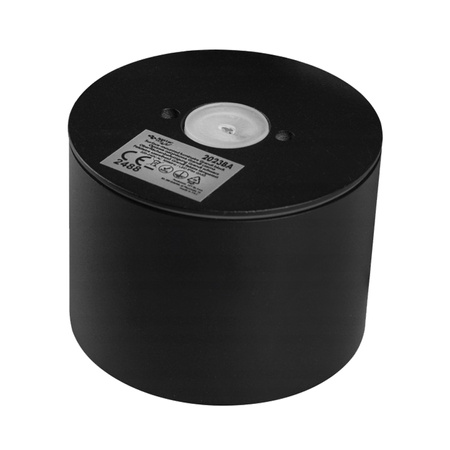 GRANDI LED Aufbau-Halogen-Deckenleuchte GX53 IP54 Rundrohr schwarz