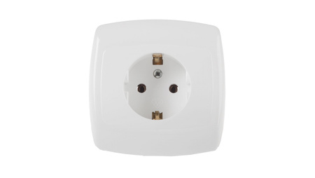 SCHUKO-Steckdose Weiß 16A 1 IP20 GWP140B01