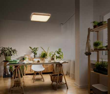 LED Oberfläche Panel Deckenleuchte 16W 1000lm 3000K Warm Dimmbar Braun Orbis Ledvance