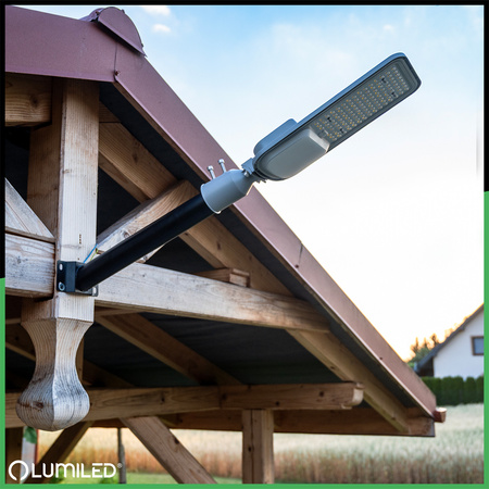 LED-Straßenlampe LUXOS2 Industrie-Straßenleuchte 100W 14000lm 4000K IP65 ALS LUMILED