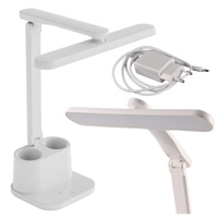 LED Tischlampe 6W 400lm 4000lm Neutral 120° Weiß Dimmbar Bari Sanico Goldlux