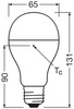 LED-Lampe E27 A65 19W = 150W 2452lm 2700K Warm 180° Ledvance