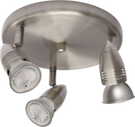 Deckenleuchte MOLI 3x GU10 CHROM MAT Kanlux