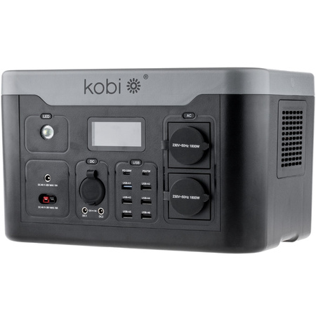 Energiebank Powerbox Tragbare mobile Stromstation 1800W Premium KOBI