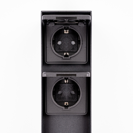 IBERI Outdoor Standmasten 230V 2x Netzsteckdose IP65 LUMILED