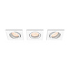 3x Halogen-Steckleuchte ENNEPER GU10 Square Beweglich PHILIPS