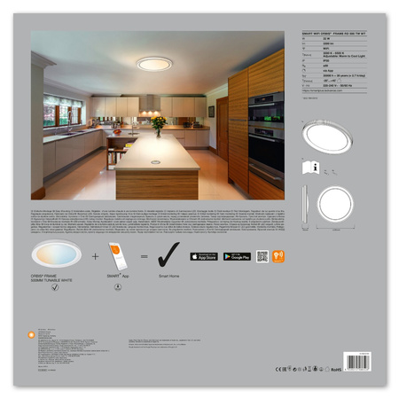 LED Deckenleuchte ORBIS Frame 32W 3300lm warm-kalt 50cm SMART+ WiFi LEDVANCE