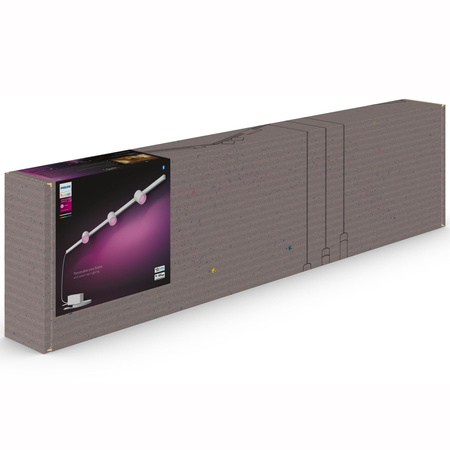 Perifo Lighting Rail Kit 1,5m + 3x LED-Strahler 15,9W CCT RGB Philips HUE Bluetooth Weiß