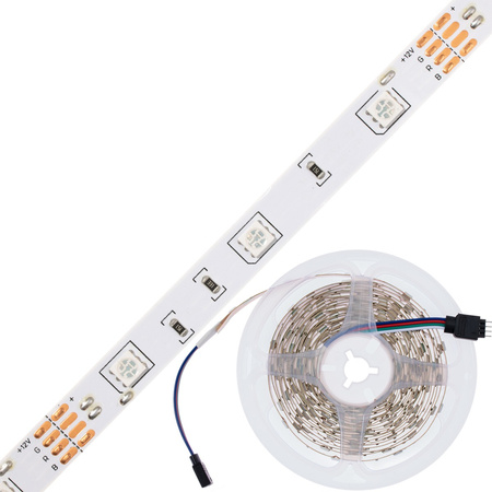 LED-Strip, LED-Streifen 12V 36W 150LED 5050 10mm 5m RGB LUMILED