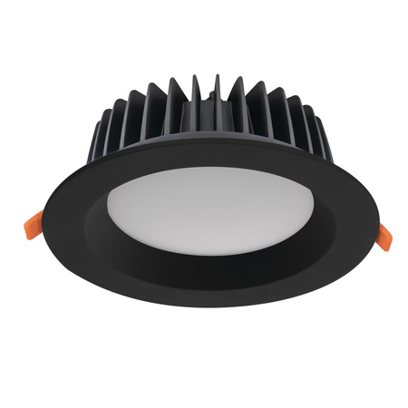 LED-Deckeneinbauleuchte TIBERI PRO DOWNLIGHT 40W 4000K 3800lm IP44 Schwarz KANLUX
