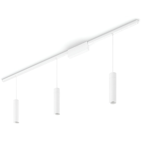 Perifo Lighting Rail Kit 1.5m + 3x LED Pendelleuchte 15.6W CCT RGB Philips HUE Bluetooth Weiß