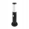 Außengartenlampe E27 BLACK POST 45 cm mit Bewegungs- und Dämmerungssensor
