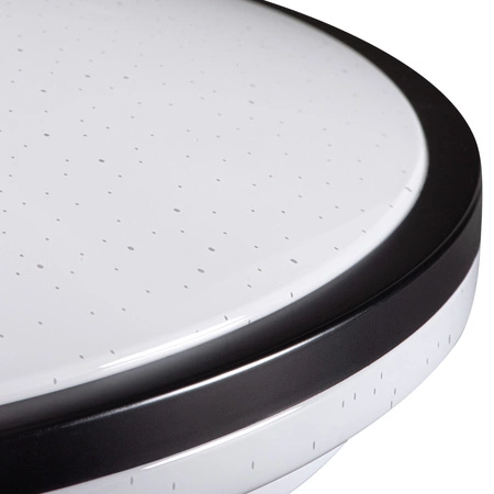 LED Plafond ARVOS Deckenleuchte 37W CCT Schwarz + Fernbedienung KANLUX