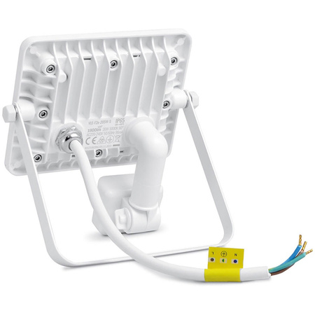 LED Fluter 20W 1800lm 5000K IP65 Weiß mit Bewegungs- und Dämmerungssensor VIDEX LUCA