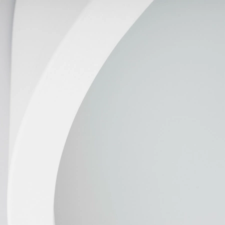 JASMIN Aufbau LED Deckenleuchten 2x E27 Holz Mattweiß 37cm