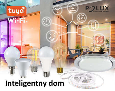 E27 ST64 LED Lampen 5,5 W 470 lm 1800 K-2700 K 320° Filament GOLDLUX (Polux) Smart WiFi TUYA