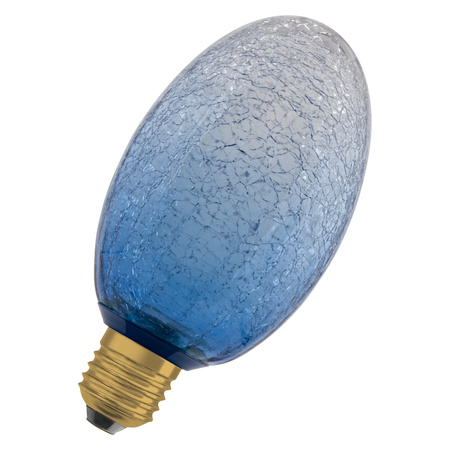 LED-Lampe E27 Oval Frost 3.5W 300lm 2700K Warm Dekorativ Blau Osram
