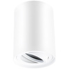 Halogen-Aufbauleuchte, Aufbauspot 115mm Runde Tube AMAT-L+LED GU10 6W 6000K LUMILED