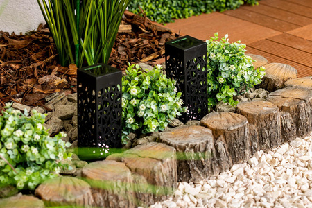 Solar-LED-Lampe, Solar Gitterpfosten IP44 3000K AZURE LUMILED