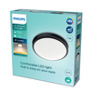 Plafond LED-Anbauleuchte DORIS 17W 2700K IP44 31cm Schwarz PHILIPS