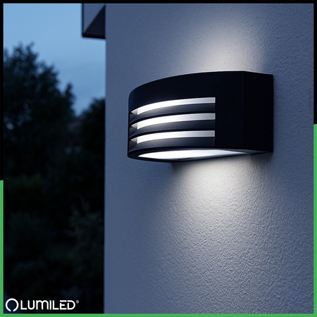 Wandleuchte Außen E27, Garten-Wandleuchte KERIO LUMILED