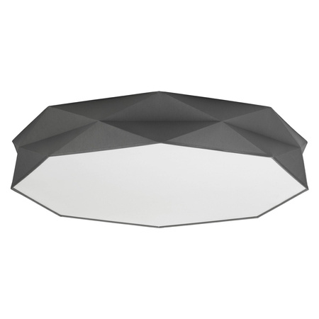 Plafond Deckenleuchte Deckenaufbauleuchten KANTOOR Rund Graphit-Weiß 86cm 15W 6xE27 4223 TK Lighting