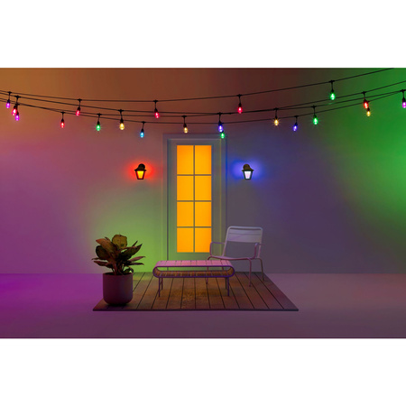 LED-Fassaden-Wandleuchte für den Außenbereich 9,5 W RGB SMART WiFi WiZ